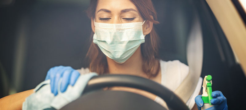 Desinfecta tu coche para prevenir el contagio del coronavirus